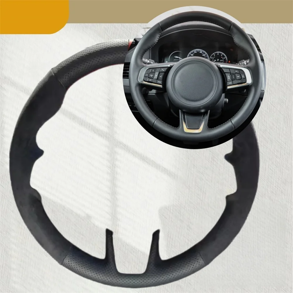 Car Steering Wheel Cover Anti Slip Breathable - Coprivolante per auto per Jaguar XFL