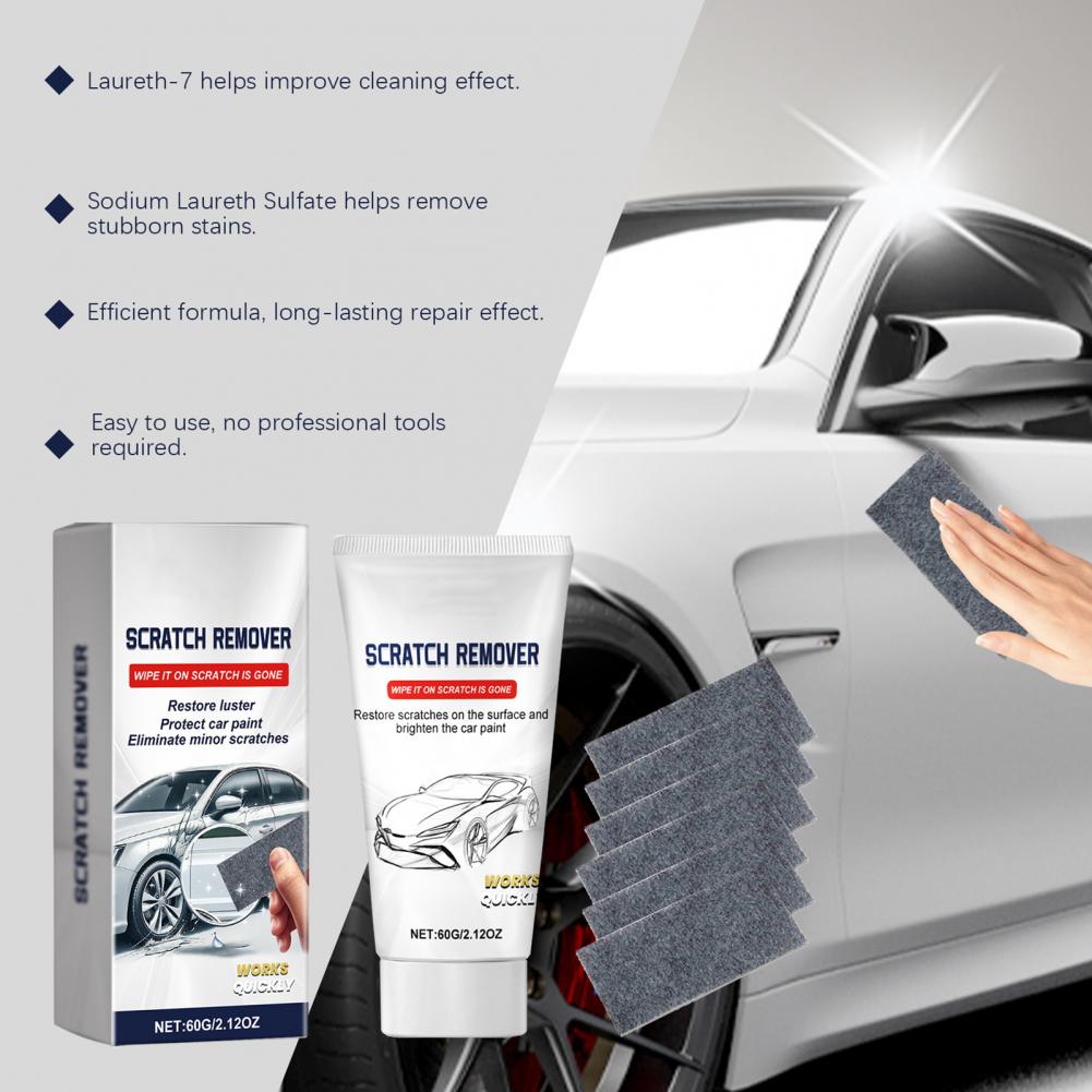 Car Scratch Repair Polishing Wax Paste - Nano panno scintillante per rimozione graffi