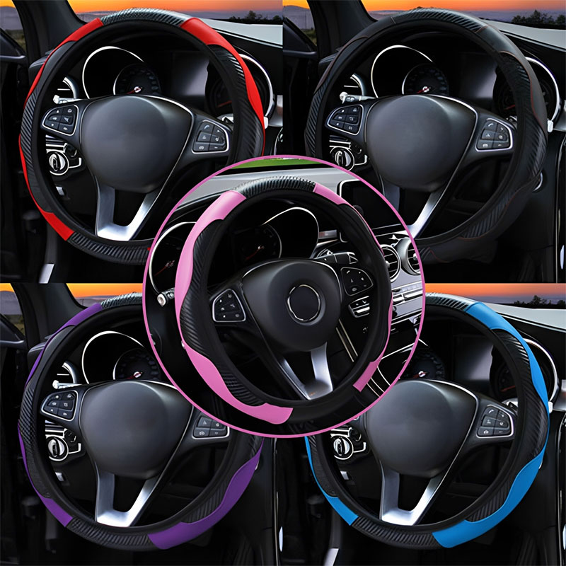 Coprivolante per Auto in Pelle - Car Steering Wheel Cover Anti Slip Breathable recensione e prezzo