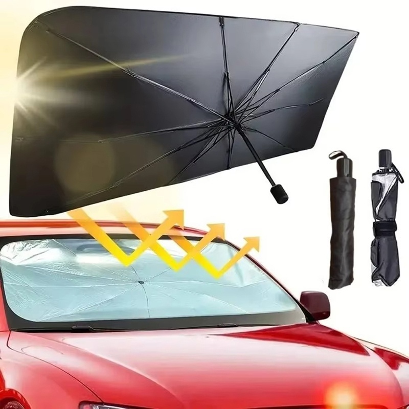 Parasole Pieghevole Multiuso p - Car Sunshade Windshield Umbrella Foldable recensione e prezzo