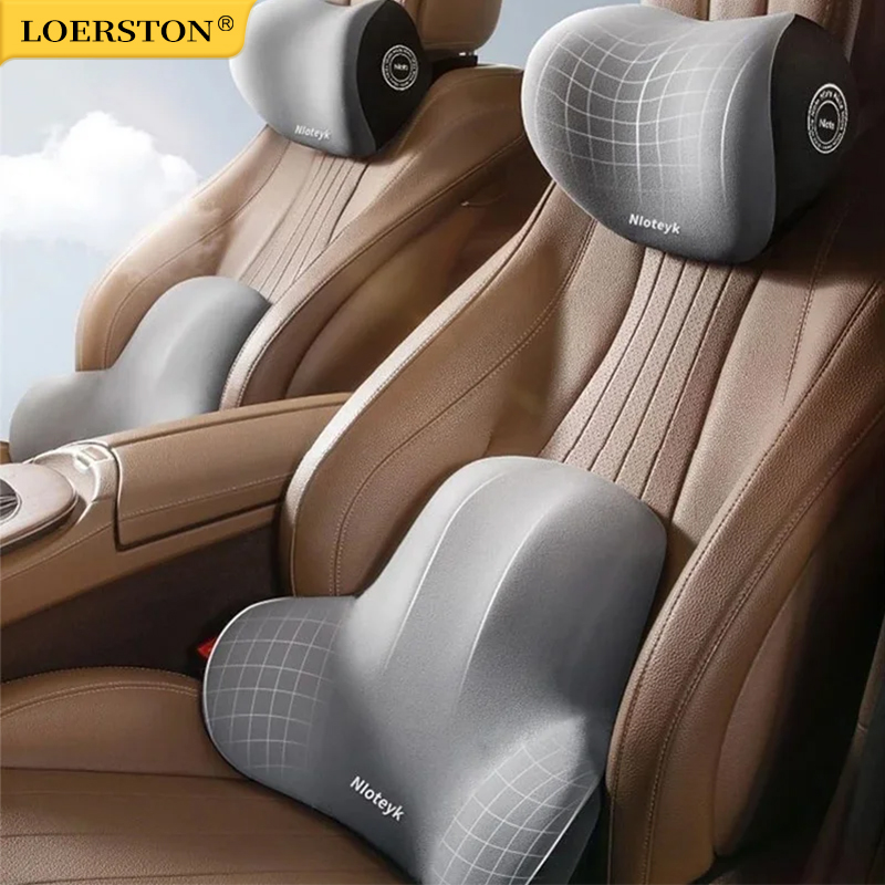 Cuscino per il collo dell'auto - Memory Foam Car Neck Pillow Lumbar Support recensione e prezzo