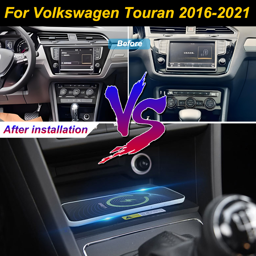 Caricatore Wireless 2 Din per  - Wireless Car Charger Mount Fast Charging recensione e prezzo