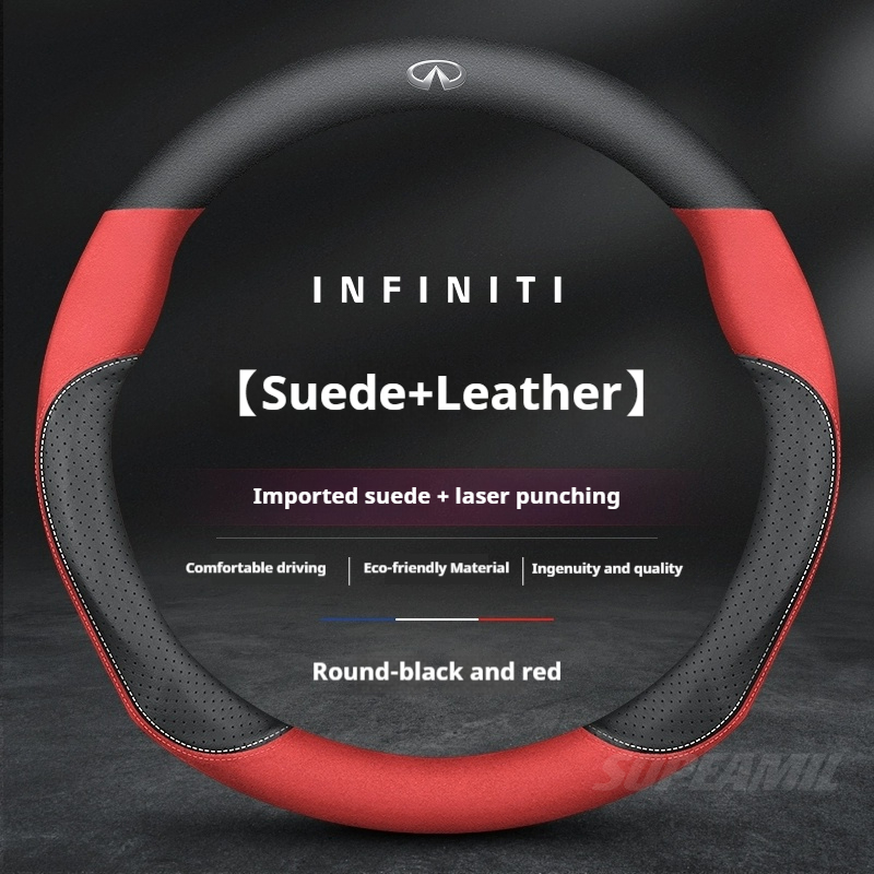 Per Infiniti EX FX JX ESQ Q30  - Car Steering Wheel Cover Anti Slip Breathable recensione e prezzo