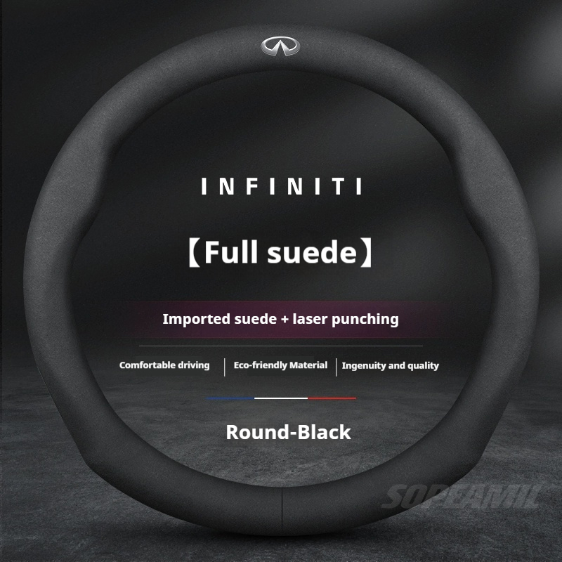 Per Infiniti EX FX JX ESQ Q30  - Car Steering Wheel Cover Anti Slip Breathable recensione e prezzo