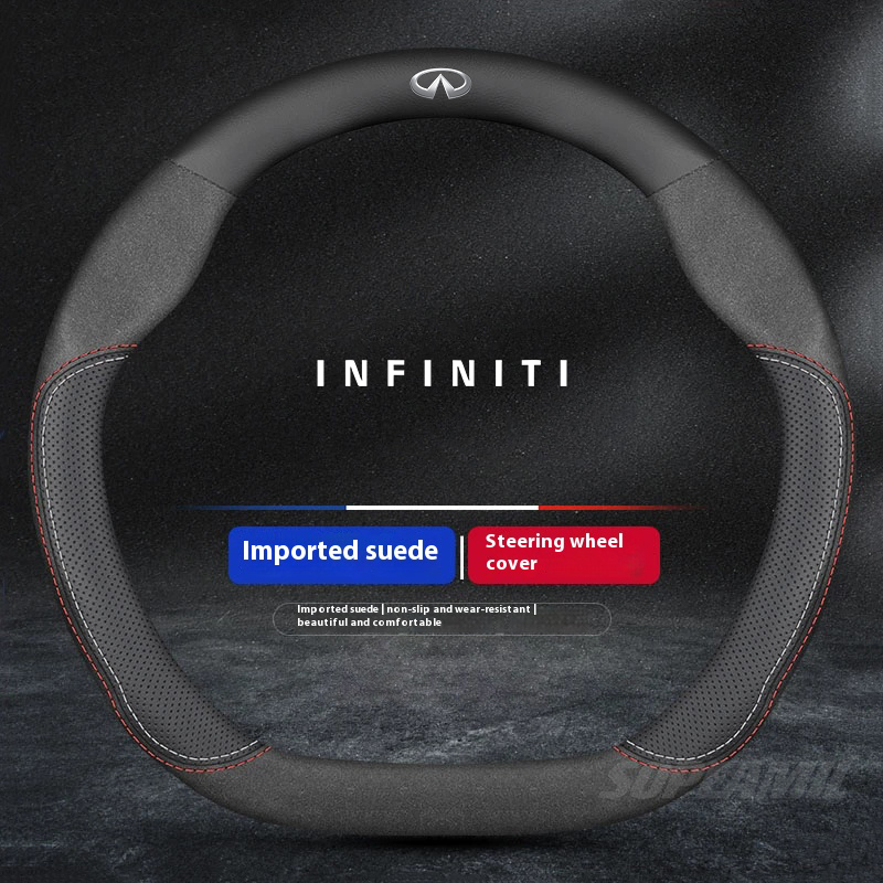 Per Infiniti EX FX JX ESQ Q30  - Car Steering Wheel Cover Anti Slip Breathable recensione e prezzo